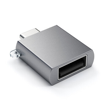 Satechi Aluminum Type-C to Type A USB 3.0 Adapter - Space Gray