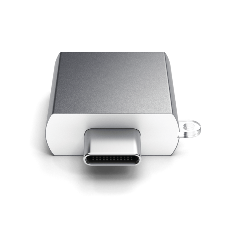 Satechi Aluminum Type-C to Type A USB 3.0 Adapter - Space Gray