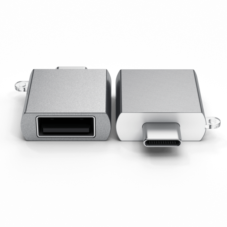 Satechi Aluminum Type-C to Type A USB 3.0 Adapter - Space Gray