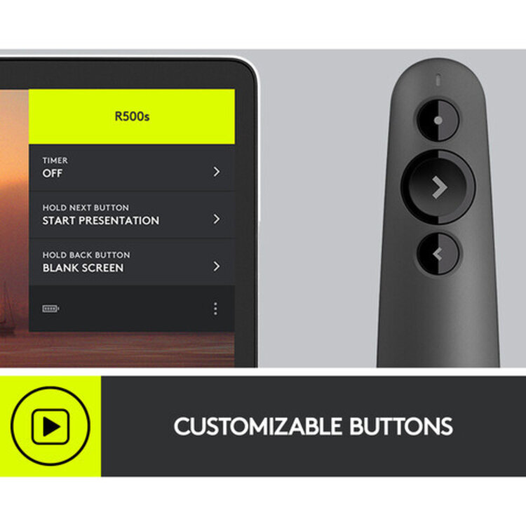 Logitech R500s Wireless Presentation Remote