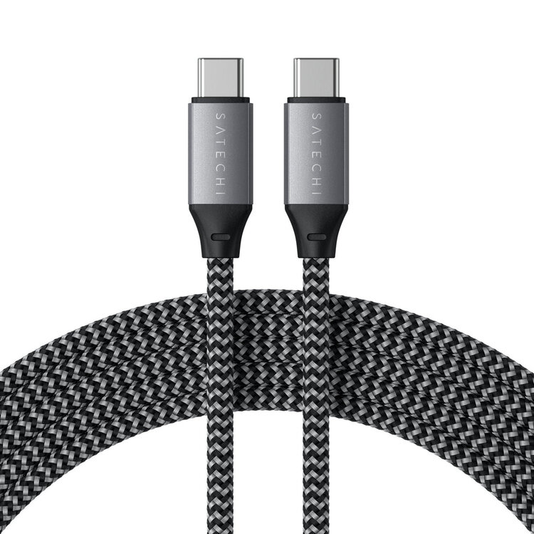 Satechi Charging Cable - Space Gray 100W USB-C to USB-C