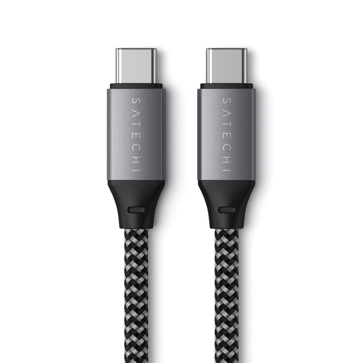 Satechi Charging Cable - Space Gray 100W USB-C to USB-C