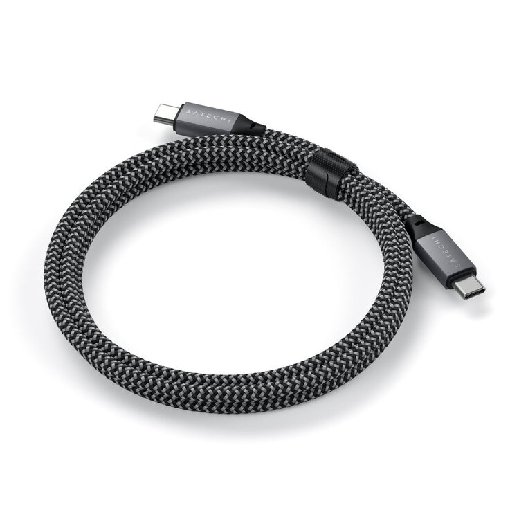Satechi Charging Cable - Space Gray 100W USB-C to USB-C