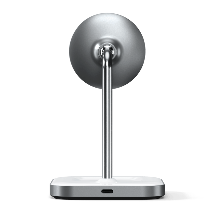 Satechi 2-in-1 Magnetic Wireless Charging Stand - Space Gray