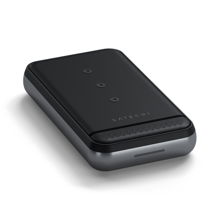 Satechi Duo Wireless Charger Power Stand - Space Gray