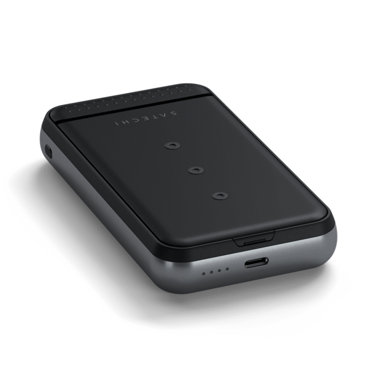 Satechi Duo Wireless Charger Power Stand - Space Gray