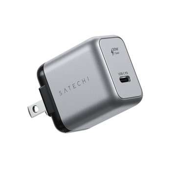 Satechi USB-C PD GaN Wall Charger - Space Gray 30W