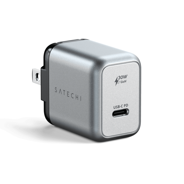 Satechi USB-C PD GaN Wall Charger - Space Gray 30W