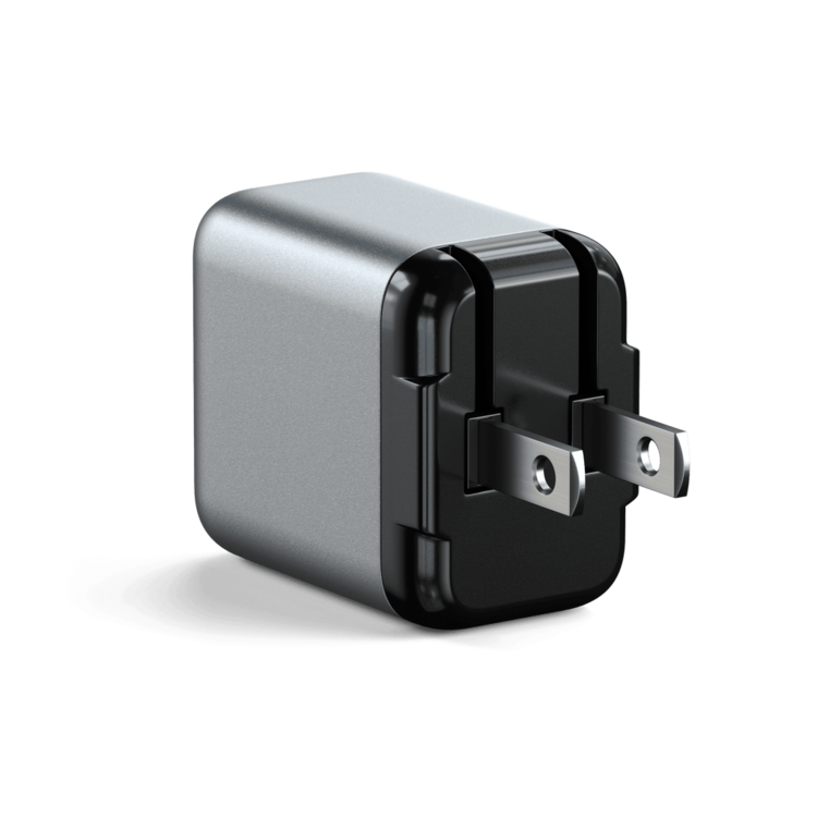 Satechi USB-C PD GaN Wall Charger - Space Gray 30W