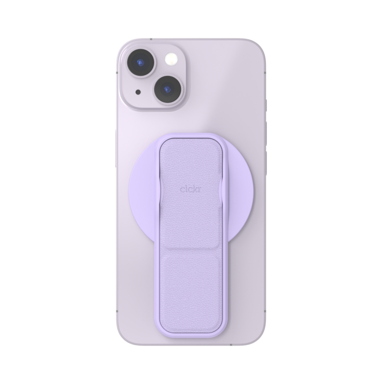 CLCKR Compact MagSafe Stand and Grip - Purple