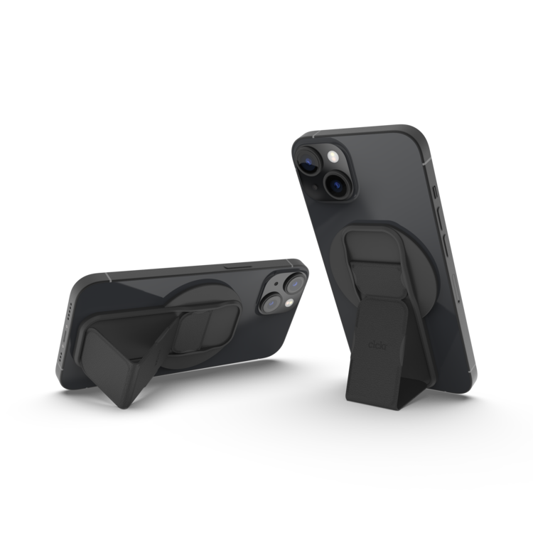 CLCKR Compact MagSafe Stand and Grip - Black
