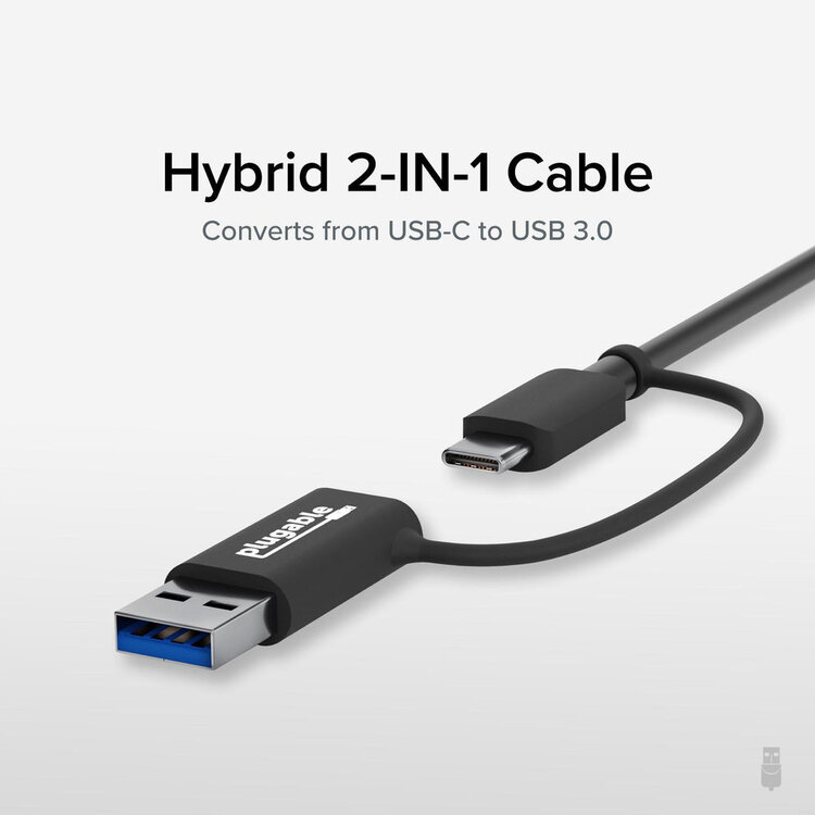 Plugable 2.5G USB-C and USB to Ethernet Adapter