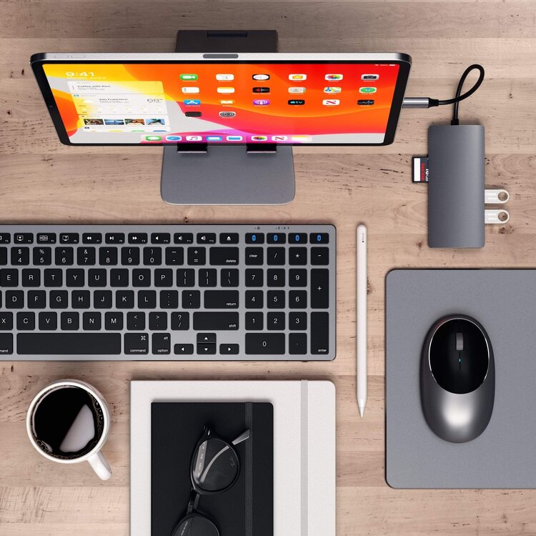 Satechi USB-C Multiport Adapter 4k with Ethernet V2 - Space Gray