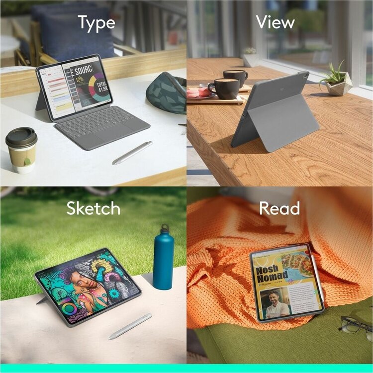 Logitech Combo Touch for iPad Air (M2 & M3)