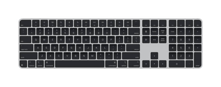 Apple Magic Keyboard with Touch ID and Numeric Keypad for Mac models with Apple silicon - US English