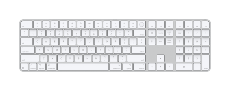 Apple Magic Keyboard with Touch ID and Numeric Keypad for Mac models with Apple silicon - US English