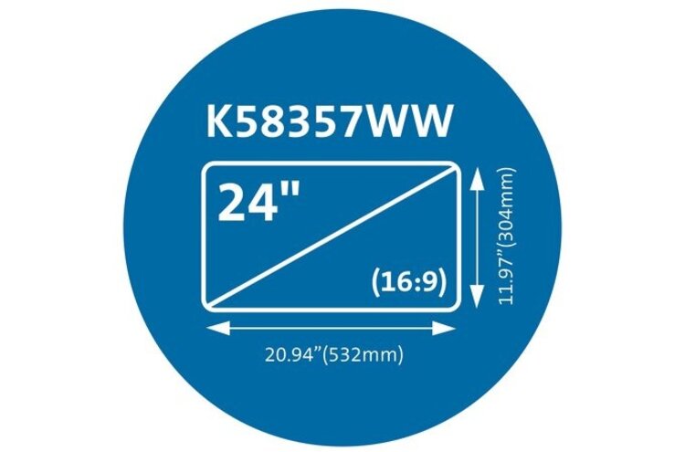 Kensington MagPro 24.0" Monitor Privacy Screen with Magnetic Strip