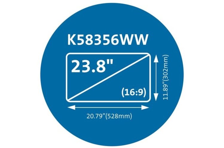 Kensington MagPro 23.8" (16:9) Monitor Privacy Screen with Magnetic Strip