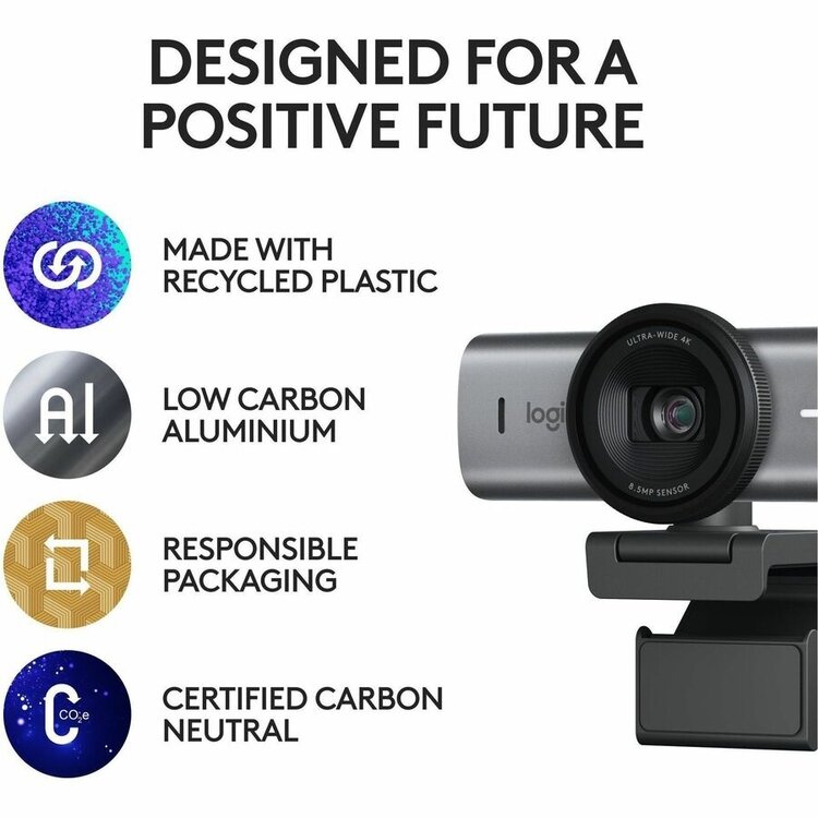 Logitech MX Brio 705 for Business 4K Webcam