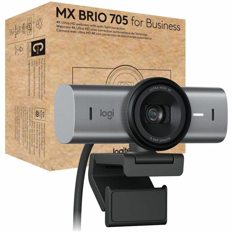 Logitech MX Brio 705 for Business 4K Webcam