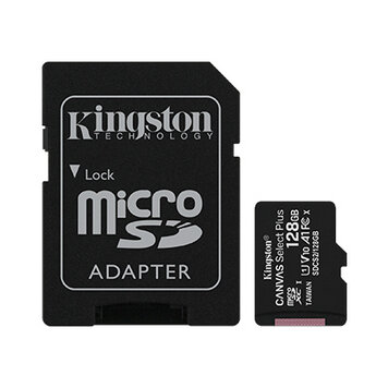 Kingston 128GB Canvas Select Plus microSDXC Card with Adapter