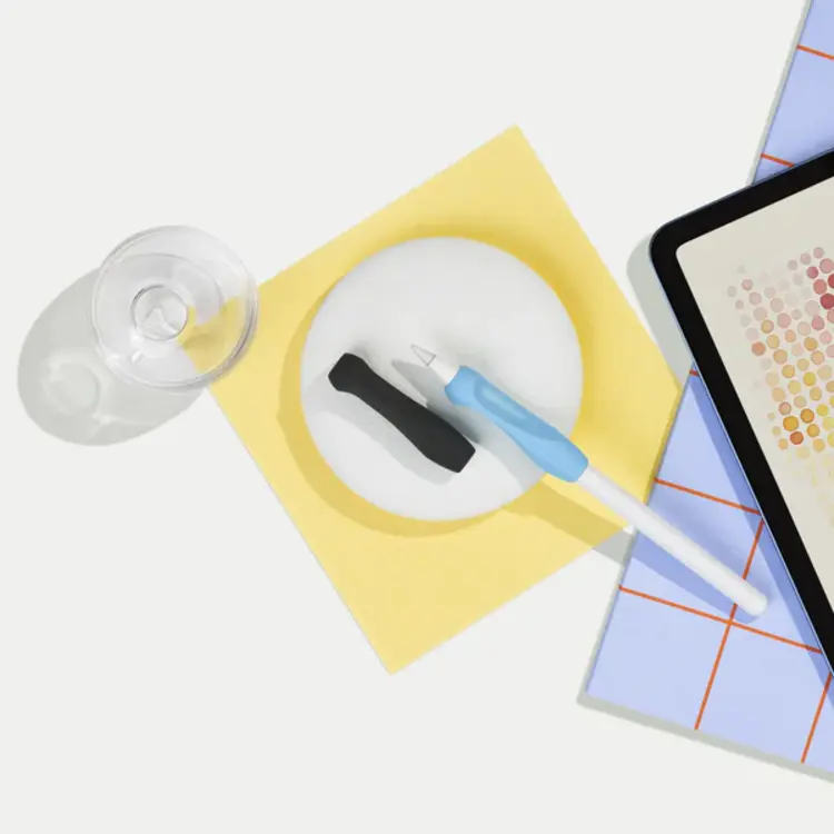 Paperlike Pencil Grips - White and Blue 2pk