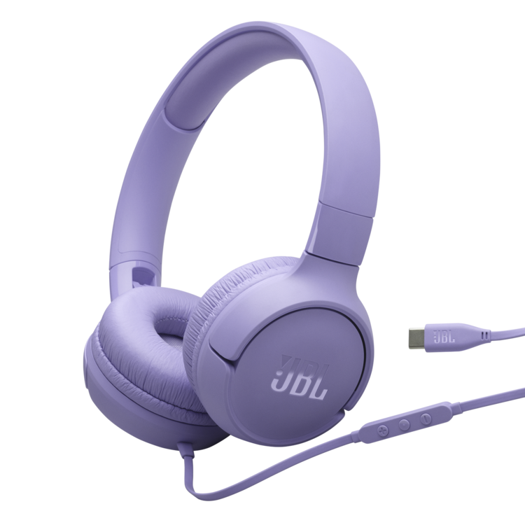 JBL Tune 520C USB-C Wired On-Ear Headphones