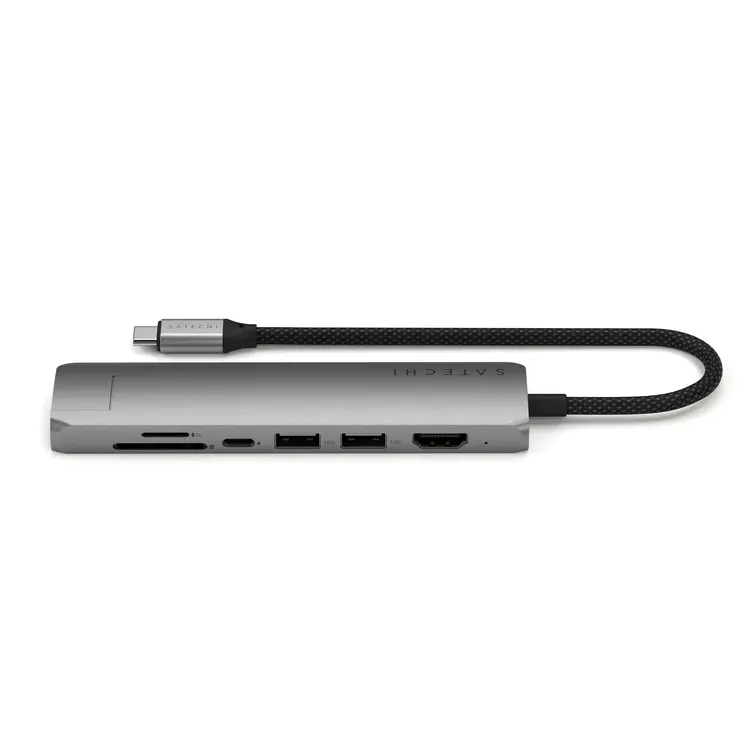 Satechi 7-in-1 USB-C Slim Multiport Adapter with Ethernet