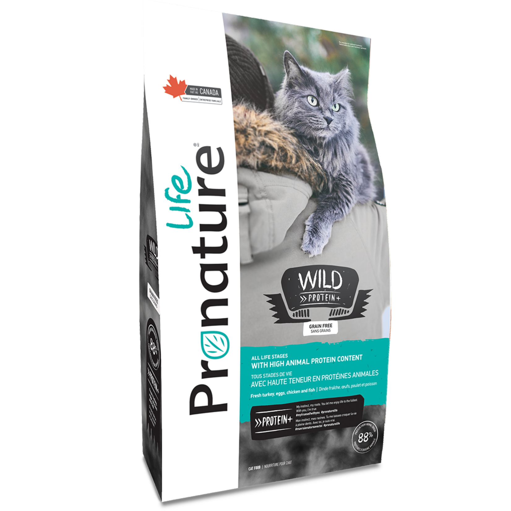 Pronature Life INSTINCT Recette avec haute teneur en protéines / animales  (tous stades de vie)