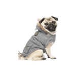 Parka Chien Alaskan – Coloris Sel et Poivre