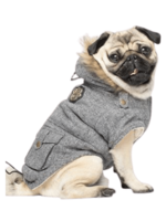Alaskan Dog Parka – Salt and Pepper Color