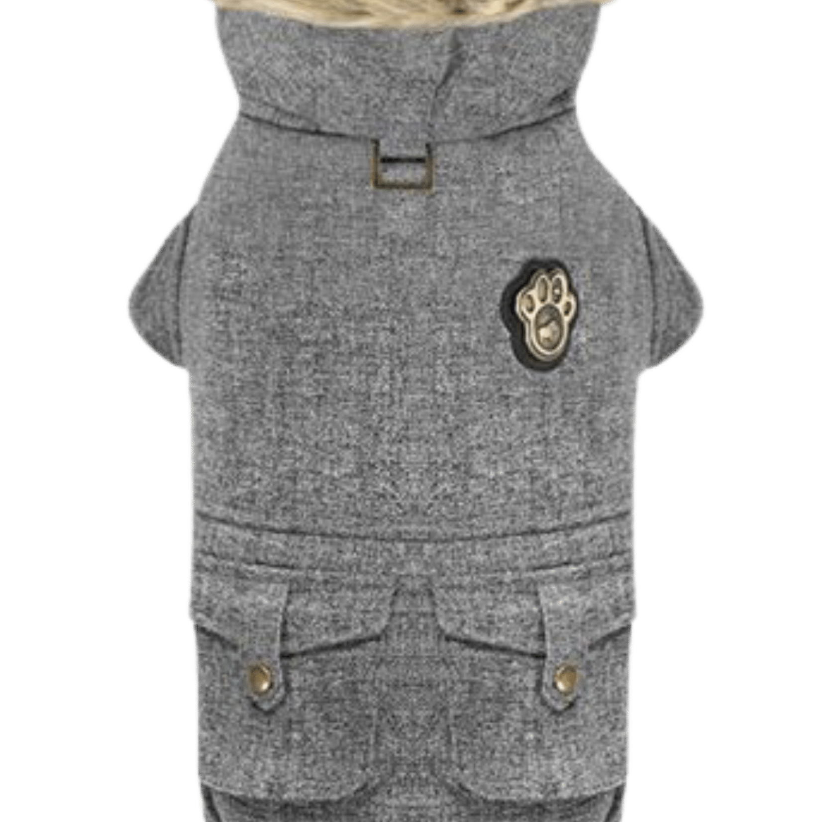 Alaskan Dog Parka – Salt and Pepper Color