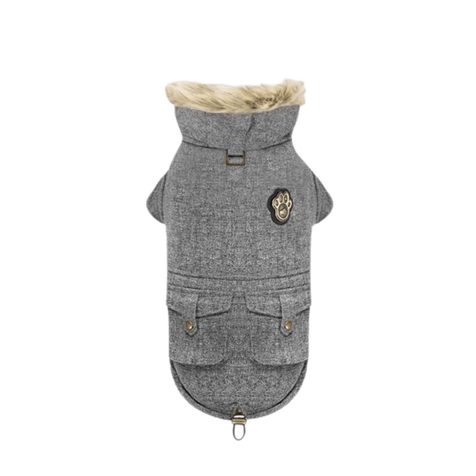 Alaskan Dog Parka – Salt and Pepper Color