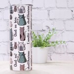 Gobelet boisson chaude ou froide | Modèles chats, chevaux ou pandas pour enseignante