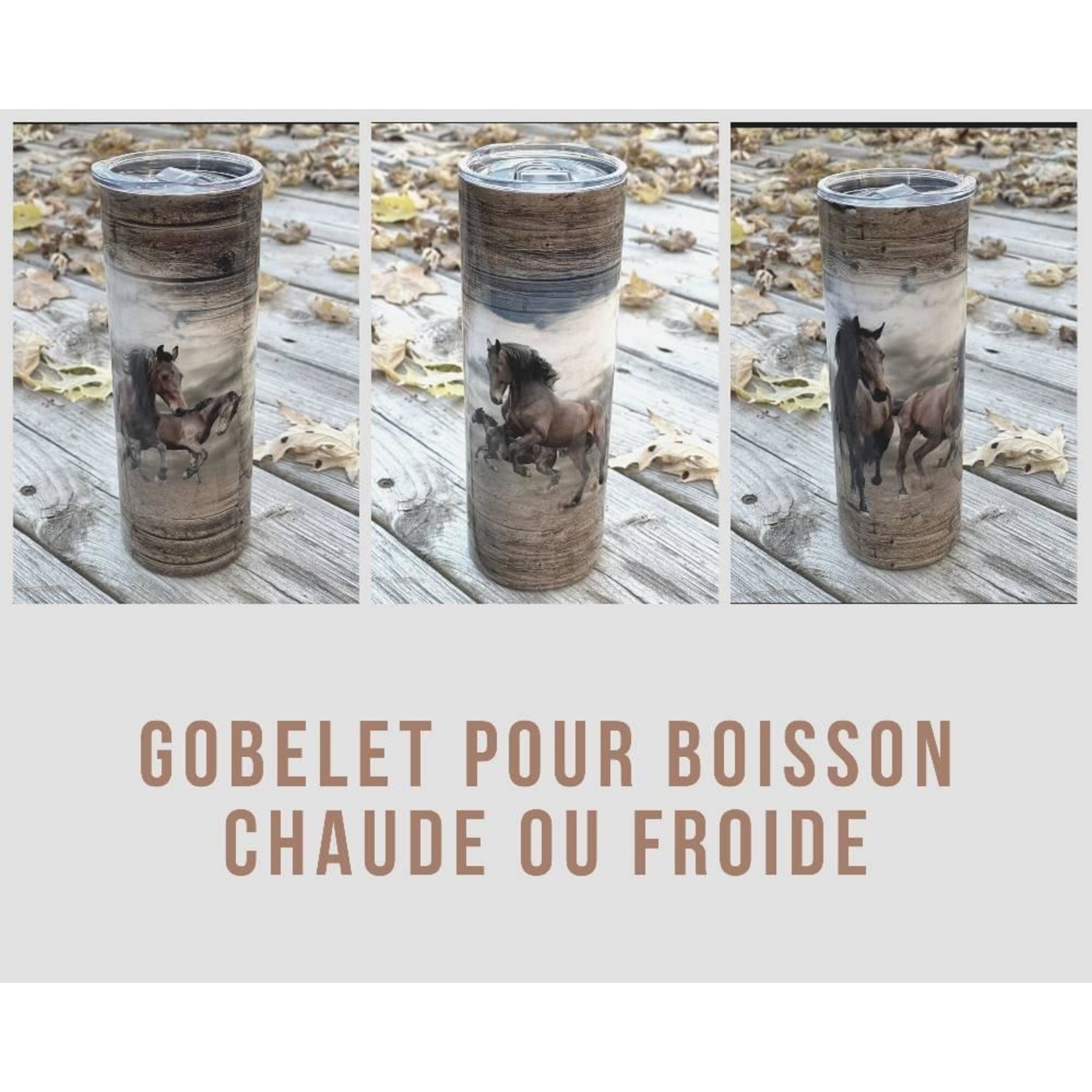 Gobelet en acier inoxydable 20oz