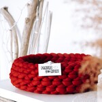 Panier pour petit chien ou chat | Panier artisanal fait à la main au Québec