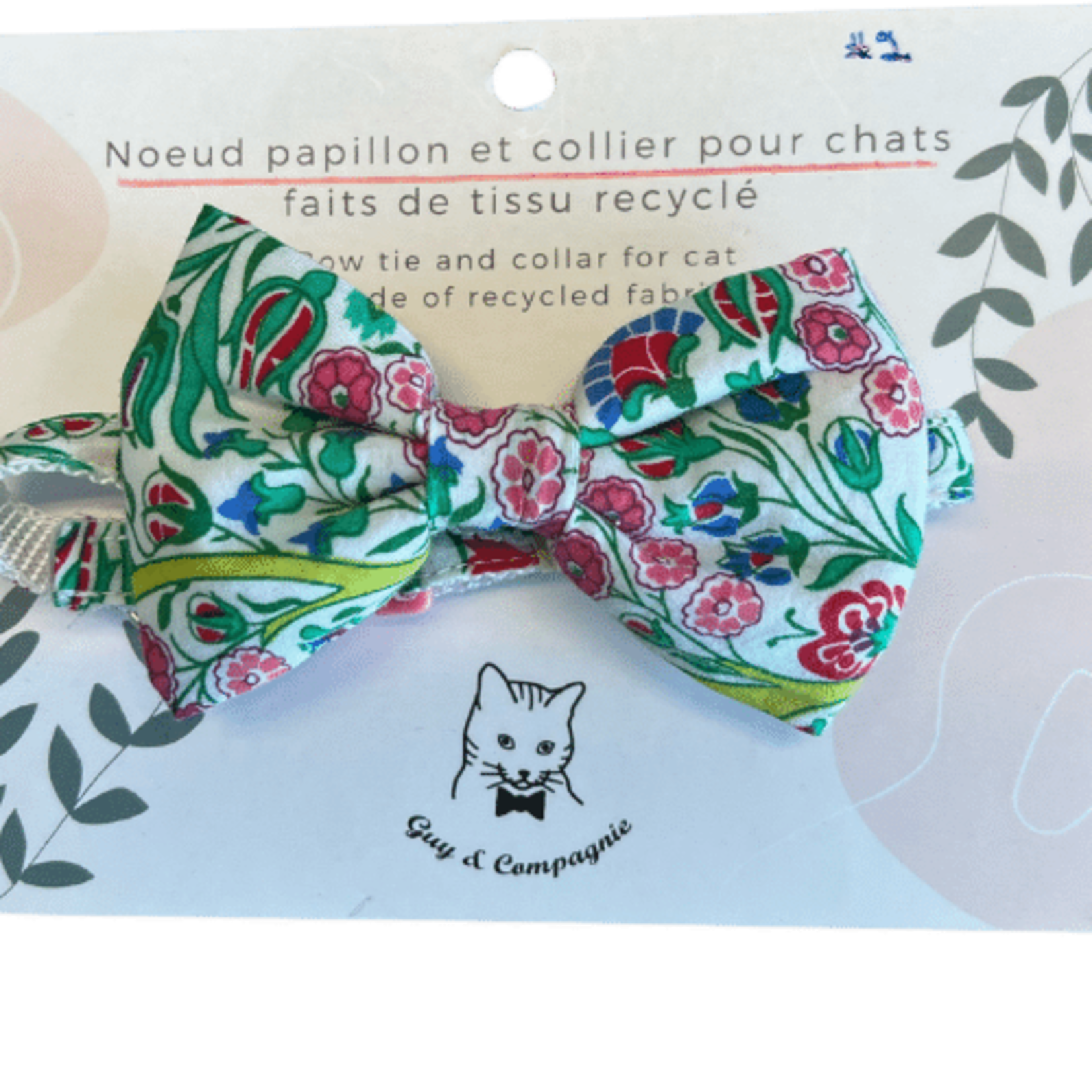 Collier pour chats avec nœud papillon