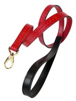 Laisse en cuir italien