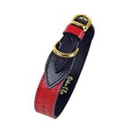 Collier en cuir italien