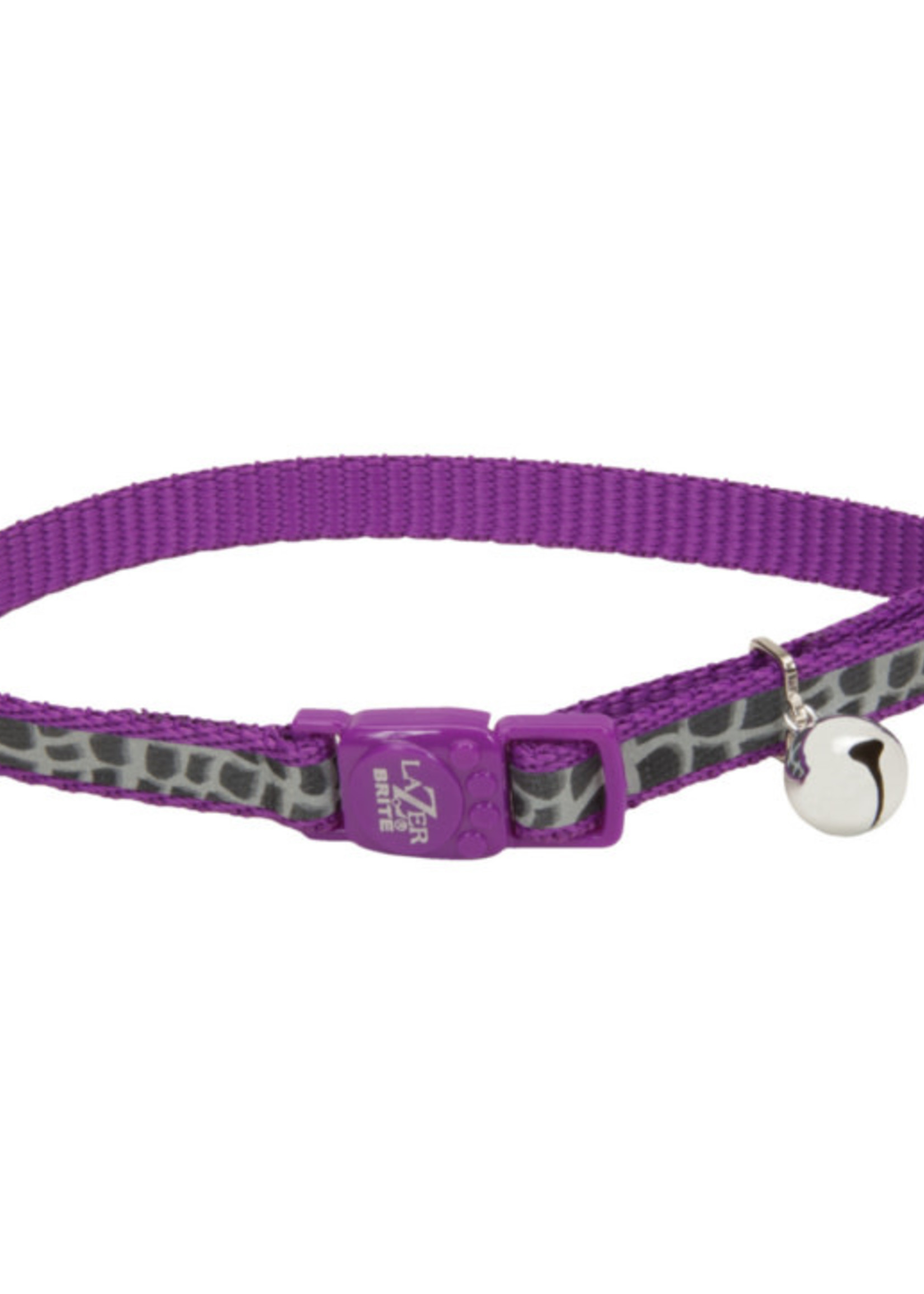 Collier réfléchissant ajustable avec boucle détachable