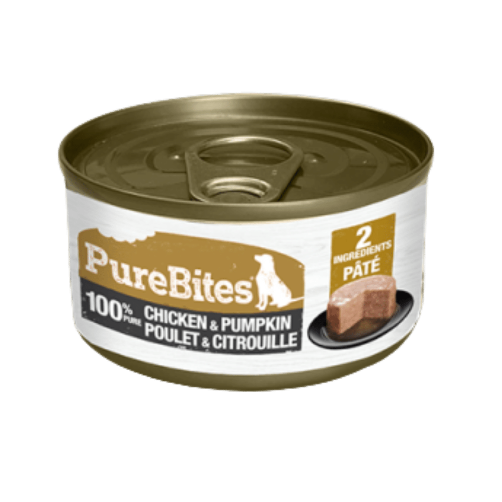 NOURRITURE HUMIDE POUR CHIENS 100 % PUR POULET ET CITROUILLE