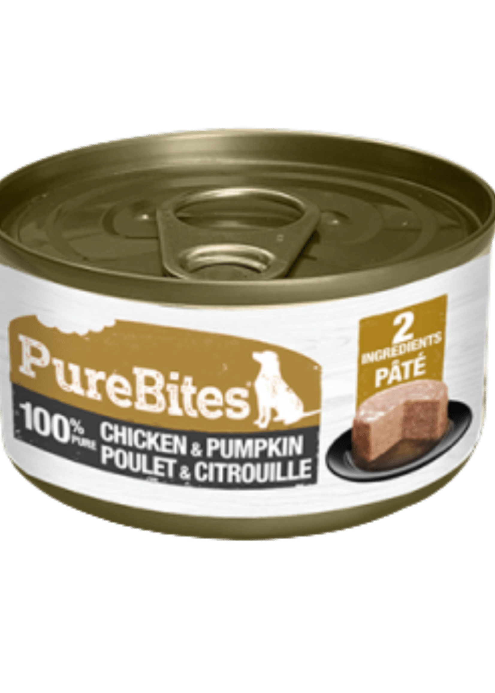 NOURRITURE HUMIDE POUR CHIENS 100 % PUR POULET ET CITROUILLE