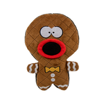 JOUET POUR CHIEN BONHOMME EN PAIN D'ÉPICE EN PELUCHE