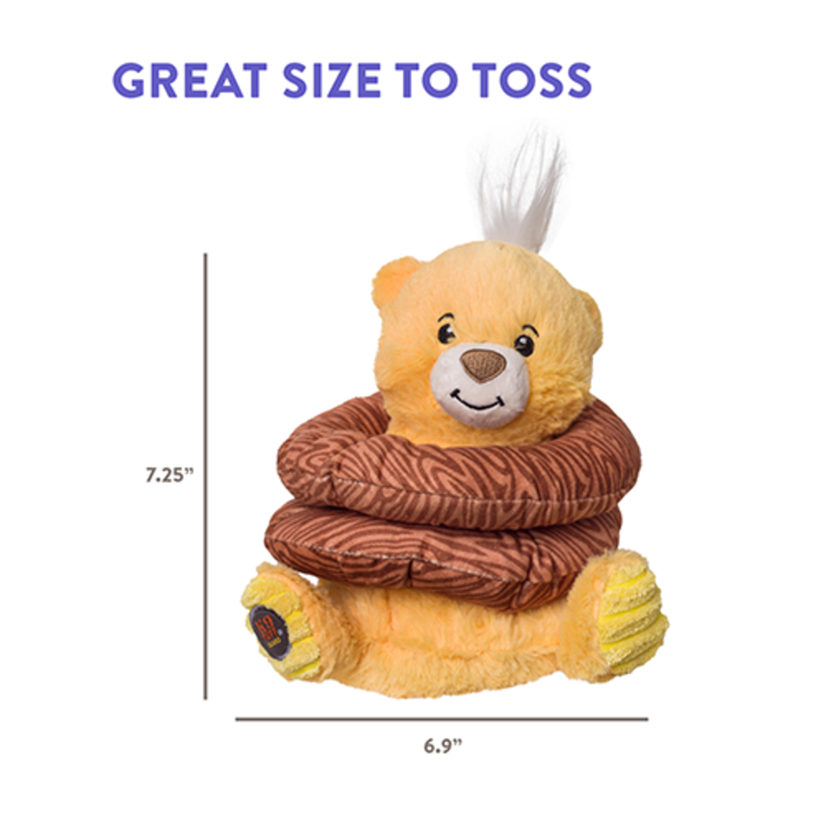 Plush Puzzle Bear for Dogs