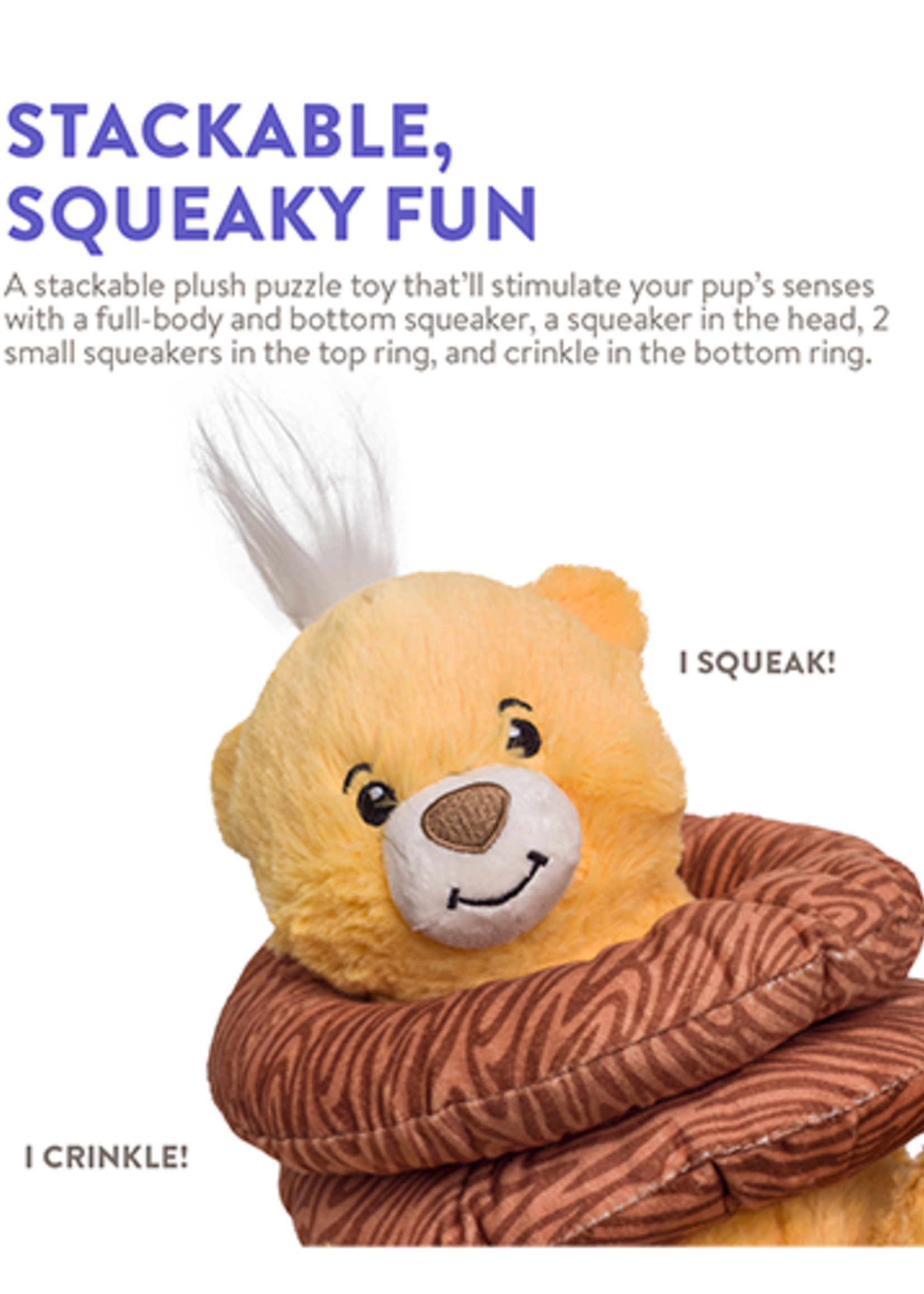 OURS PUZZLE EN PELUCHE POUR CHIEN