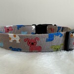 Collier ajustable imprimé chiens