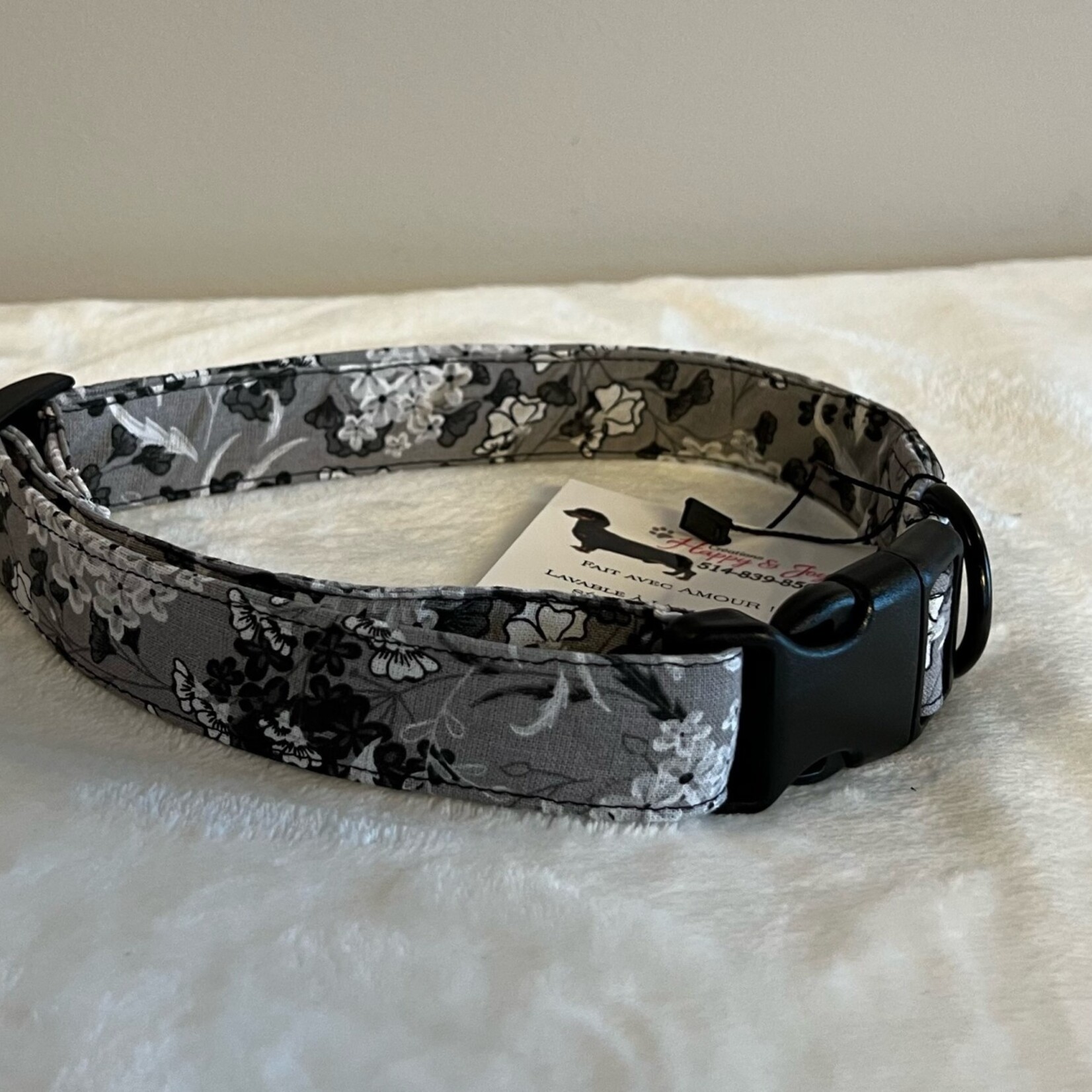 Collier ajustable fleurs