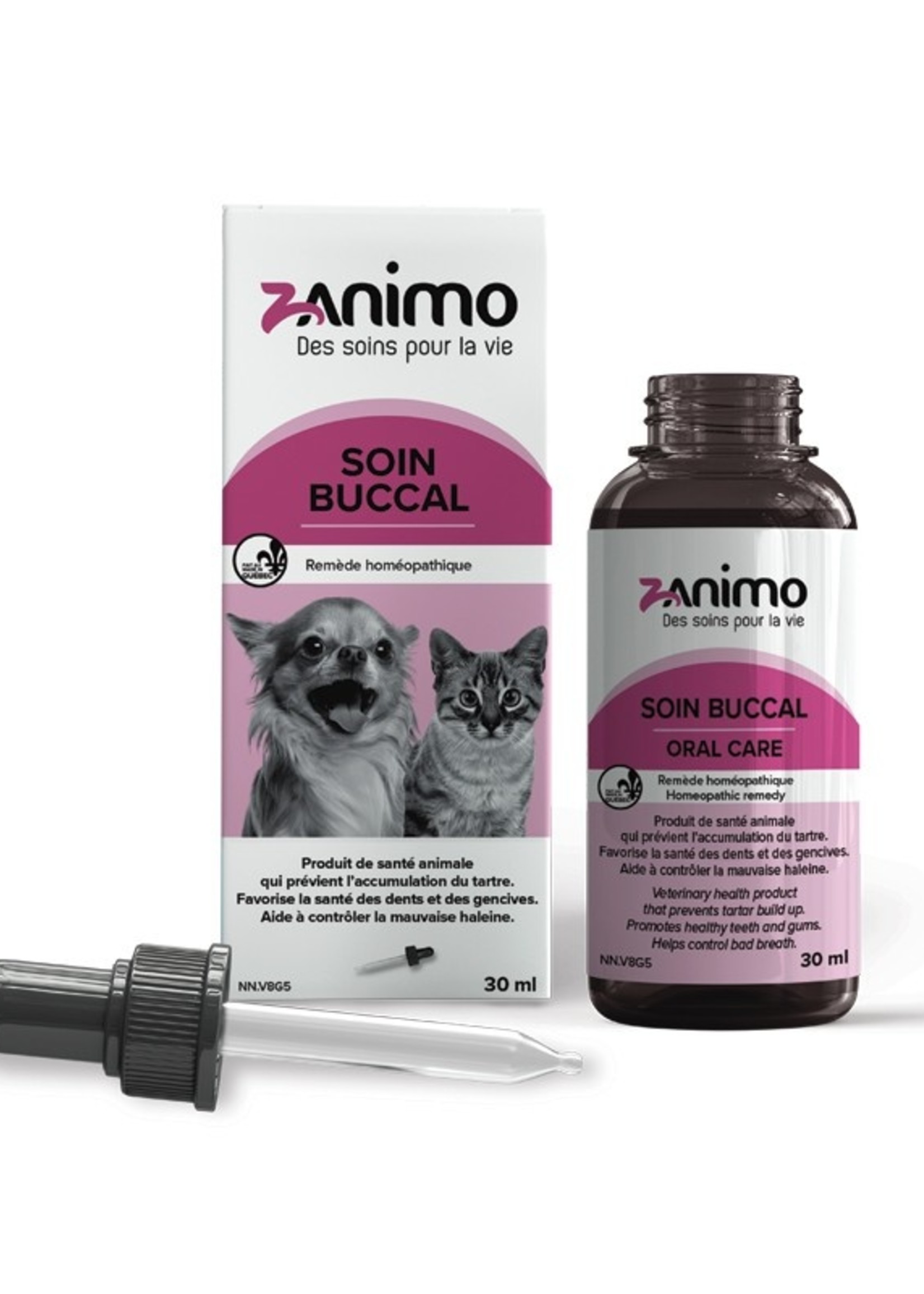 ZANIMO Hygiène Dentaire Naturelle | Chien & Félin | Soin Homéopathique