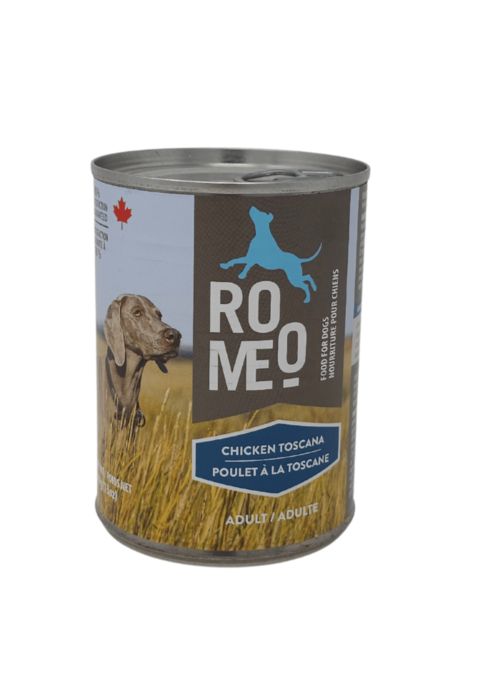 NOURRITURE HUMIDE POUR CHIEN POULET A LA TOSCANE