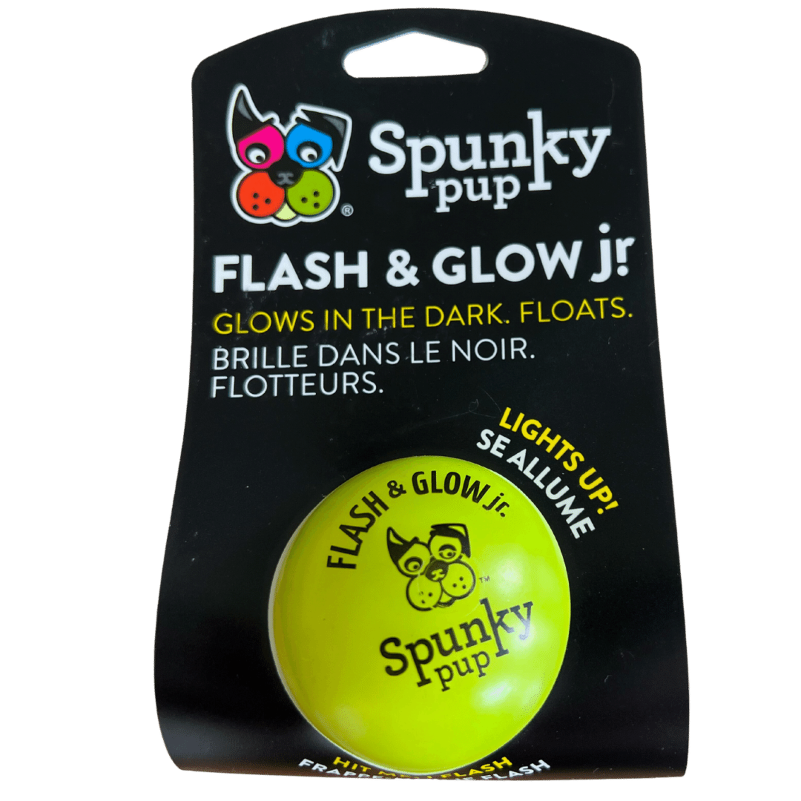 BALLE BRILLE ET FLOTTE DANS LE NOIR